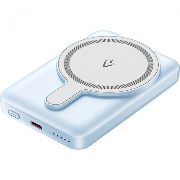 УМБ Vention Magnetic Wireless 5000mAh 20W PD, USB-C In/Out QI-15W Blue