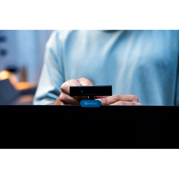 Веб-камера Sandberg Face Scan Webcam Mini Full HD Autofocus, ENC, USB-A/USB-C connection