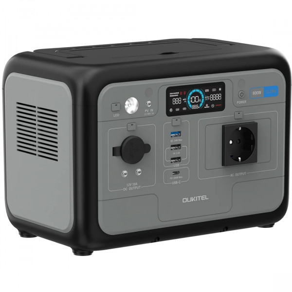 Зарядна станція Oukitel Р800 800Вт (512Вт/г) LiFePo4 UPS, MPPT, PD100 Вт