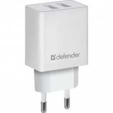 Зарядний пристрій 2xUSB 16W 2.1A UPA-22 білий Defender