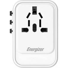 Зарядний пристрій 3xUSB 45W GaN (2хUSB-C+USB-A) PD3.0/QC3.0, universal plugs US/EU/AU/UK Energizer