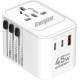 Зарядний пристрій 3xUSB 45W GaN (2хUSB-C+USB-A) PD3.0/QC3.0, universal plugs US/EU/AU/UK Energizer