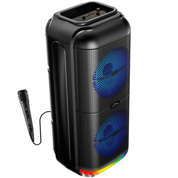 Акустична система 1.0 Media-Tech 50W, Bluetooth/FM/MP3/AUX/SD/USB/КАРАОКЕ/LED, чорна