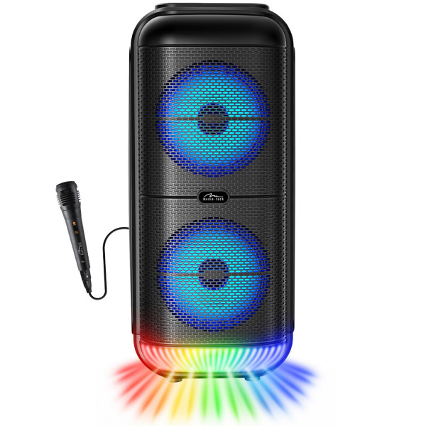 Акустична система 1.0 Media-Tech 50W, Bluetooth/FM/MP3/AUX/SD/USB/КАРАОКЕ/LED, чорна