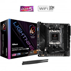 ASRock B650I LIGHTNING WIFI(AM5/B650, 2*DDR5, 1xPCIex16, HDMI/DP, 2xSATAІІІ,2xM.2, 2.5GLan, mITX)