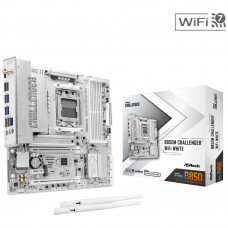 ASRock B850M CHALLENGER WIFI WHITE (AM5/B850, 4*DDR5, 2xPCIex16, HDMI, 4xSATA,2xM.2, 2.5GLan, mATX)