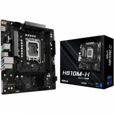 AsRock H810M-H (1851/H810, 2*DDR5, PCIex16, HDMI, 4xSATA, M.2, Glan, 7.1ch, mATX)