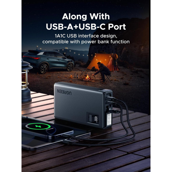 Автомобільний Jump Starter ES702 12000mAh Ugreen
