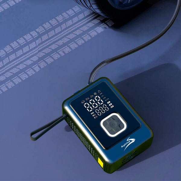 Автомобільний Jump Starter Jump 4 Power bank 8000мАh, 3-in-1 з компресором 100W Aspiring