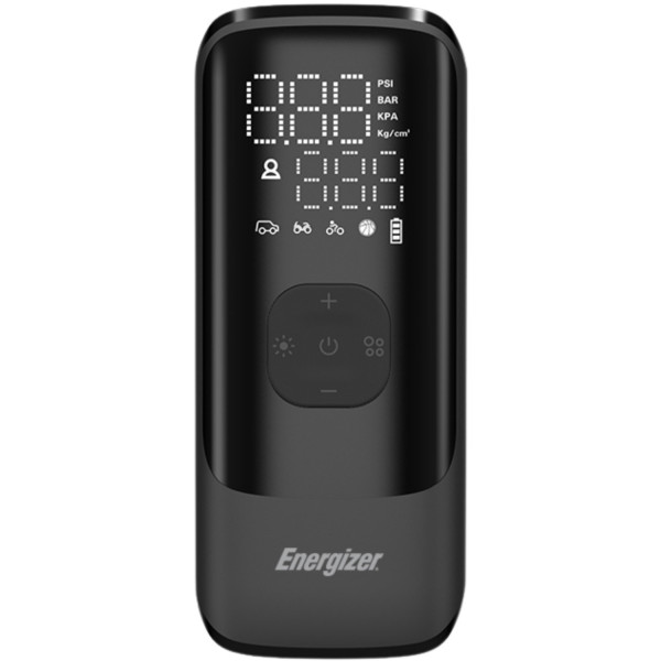 Автомобільний портативний компресор Energizer PAC4000 150 PSI, Power Bank 2000 мАг, Black