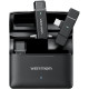 Бездротовий подвійний петличний мікрофон Vention USB-C 2-Pack Wireless Lavalier with Charging Case