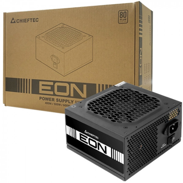 БЖ 500W Chieftec EON ZPU-500S, 120 mm, 80 Plus, Retail Box
