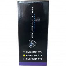 БЖ 650W Casecom, 120mm, Modular, Box