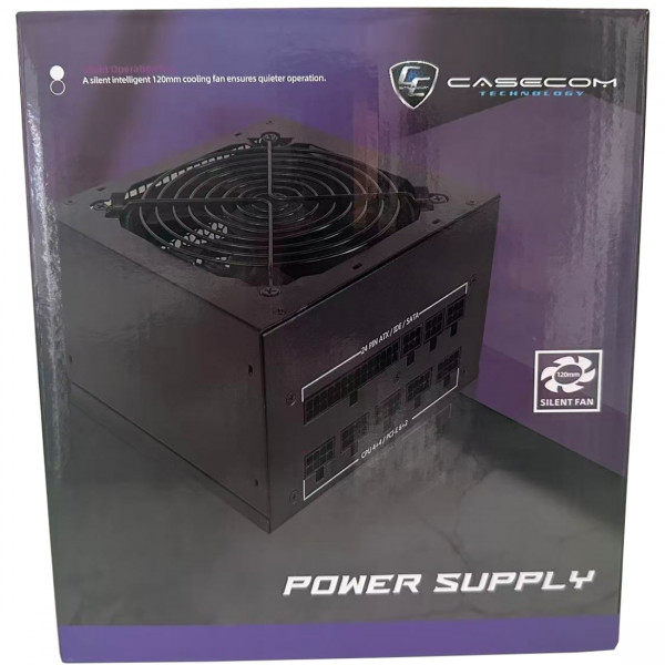 БЖ 650W Casecom, 120mm, Modular, Box