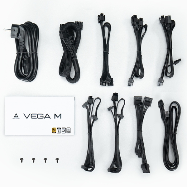БЖ 850W Chieftec VEGA M PPG-850-C ATX 3.1 135mm, 80+ Gold, Fully modular, Retail