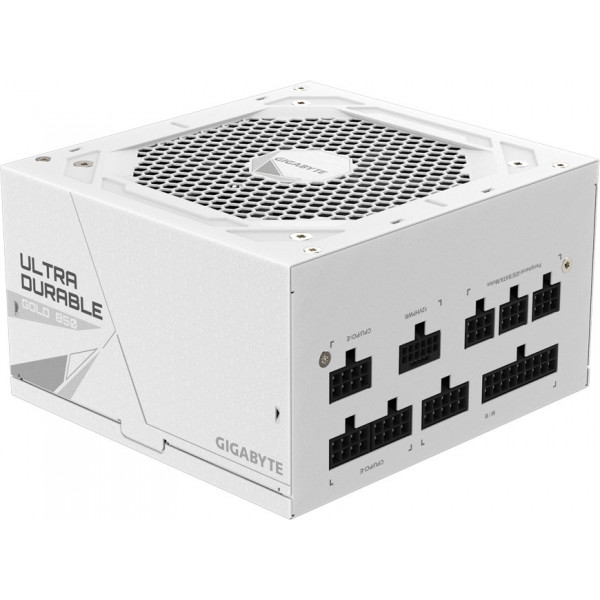 БЖ 850W GIGABYTE UD850GM PG5W 80+ GOLD 120mm, modular, White, ATX 3.0