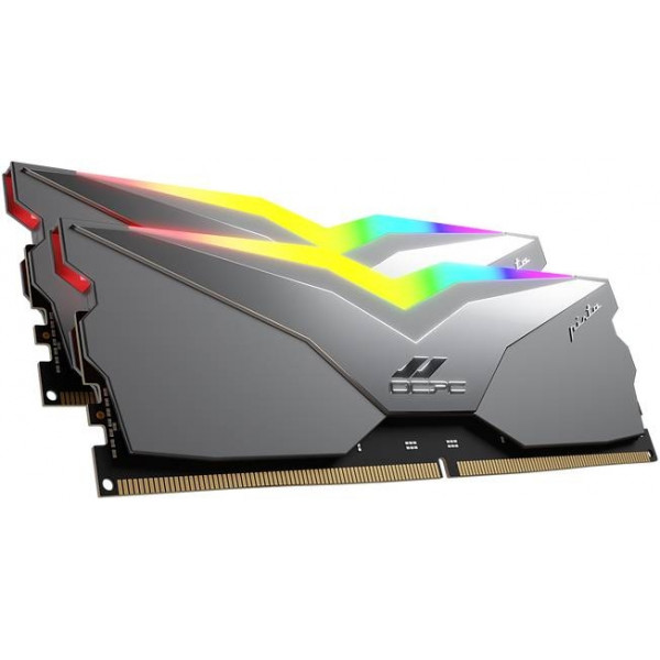 DDR5 64Gb 6000MHz (2*32Gb) OCPC PISTA RGB C40 Titan, Retail Kit