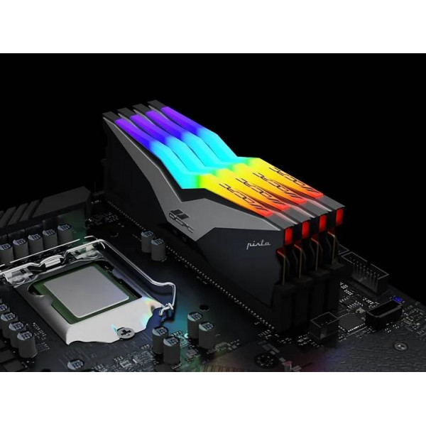 DDR5 64Gb 6000MHz (2*32Gb) OCPC PISTA RGB C40 Titan, Retail Kit