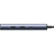 Док-станція USB3.0 Type-C -> DP4K60Hz/RJ45/USB-Ax2, 3.0/ 1xUSB-C 3.0/ PD 100W CM512 сіра Ugreen