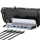 Док-станція USB3.1 Type-C -> HDMI 4K60Hz/USB 3.0x2/USB 2.0/Type-C PD 100W Hub 7-in-1 Choetech