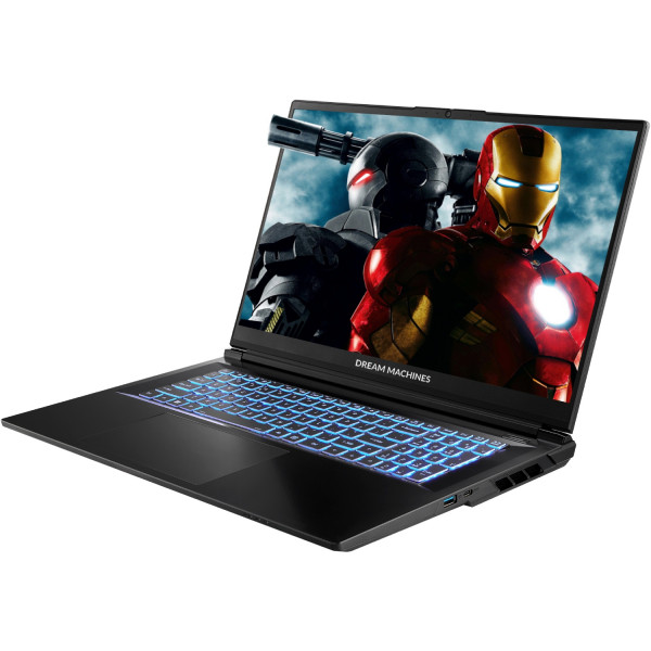 Dream Machines RG5060-17UA33 17.3” QHD 165Hz, 300n/i7-14700HX/32 GB/SSD 2TB/RTX5060/GLAN/DOS