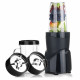Фітнес-блендер Adler AD 4084 black 500Вт/ Pulse/ 4 скляні пляшки 700мл, 2x500мл, 300мл/ чорний