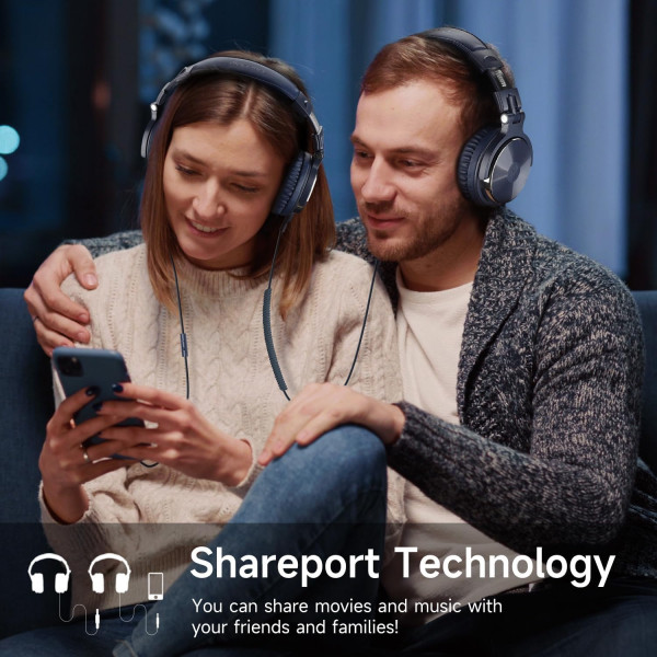 Гарнітура OneOdio Pro 10, 3,5мм/6,35мм, Deep Blue