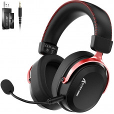 Ігрова гарнітура Attack Shark L30PRO Wireless,2.4GHz/Bluetooth/3.5mm AUX/AUX-to-Type-C,Black and Red