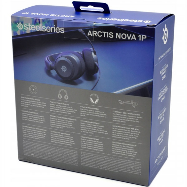 Ігрова гарнітура SteelSeries Arctis Nova 1P Black MultiPlatform