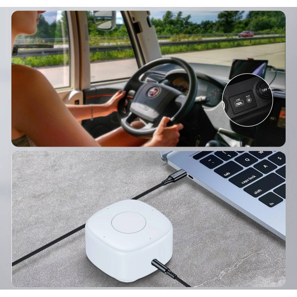 Кабель AUX Type-C - TRS Audio M/M 1.0 м DAC Chip 96kHz, чорний Choetech