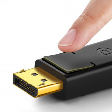 Кабель DisplayPort M - M V1.2 Cable 4K@60Hz; 2K@144Hz 3m DP102 чорний UGREEN