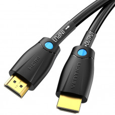 Кабель HDMI M - M, 10.0м, V2.0, Engineering 4K 60Гц 18Gbps HD 7.1 PVC Black Vention