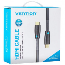Кабель HDMI M - M, 10.0м, V2.0, Engineering 4K 60Гц 18Gbps HD 7.1 PVC Black Vention