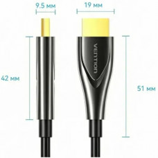 Кабель HDMI M - M, 20.0 м, V2.0, Optical 4K 60Гц Black Zinc Alloy Vention
