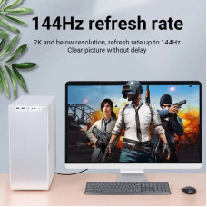 Кабель Mini DisplayPort - DisplayPort M/M 2.0м, 4K 60Hz двонаправлений, чорний, Vention