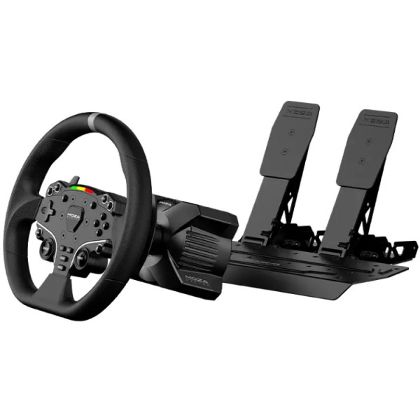 Кермо і педалі MOZA R3 Racing Bundle for PC, 22кн., подв. педалі SR-P Lite, кермо ES Lite