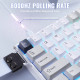 Клавіатура ігрова магнітна Attack Shark X68 Max HE 68кл. RGB, USB-C, Starlight White
