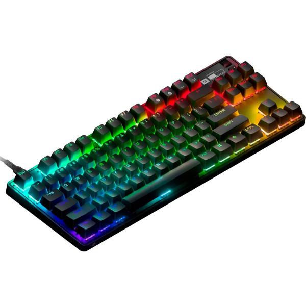 Клавіатура ігрова SteelSeries Apex Pro TKL UA HyperMagnetic Switches, OmniPoint 2.0, OLED