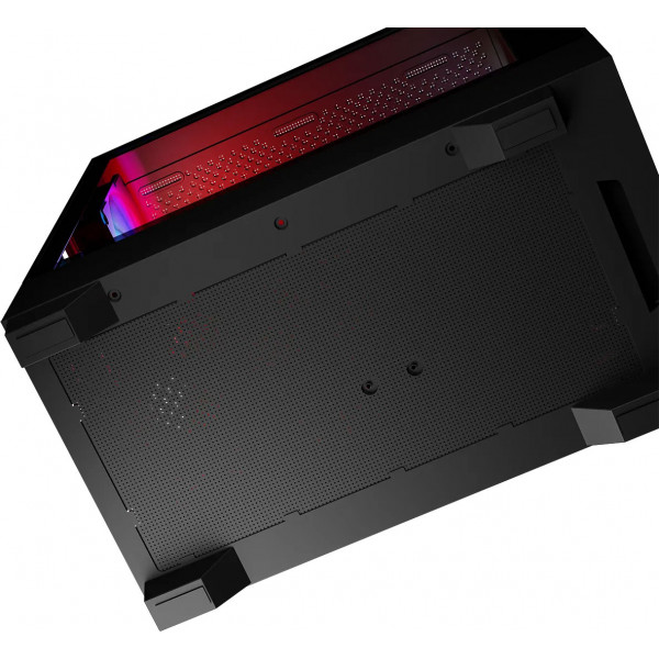 Корпус Modecom SIROCO ARGB FLOW MIDI USB 3.0x2+TYPE-C, 4x140mm fans, BLACK без БЖ ATX