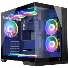 Корпус Modecom VOLCANO PANORAMA APEX ARGB 7F MIDI GREY без БЖ ATX