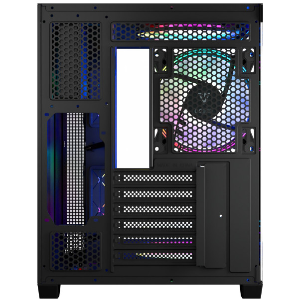 Корпус Modecom VOLCANO PANORAMA APEX ARGB 7F MIDI GREY без БЖ ATX