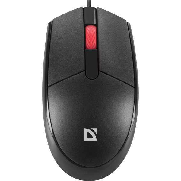 Мишка Defender Delta MM-523, 3кн.,1000dpi, безшумна чорна