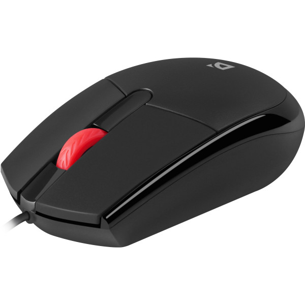 Мишка Defender Delta MM-523, 3кн.,1000dpi, безшумна чорна
