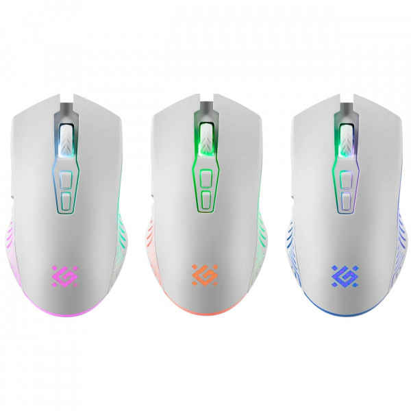 Мишка Defender Pandora GM-502, бездротова, ігрова, 7кн., 3200 dpi., 500 mAh, чорна