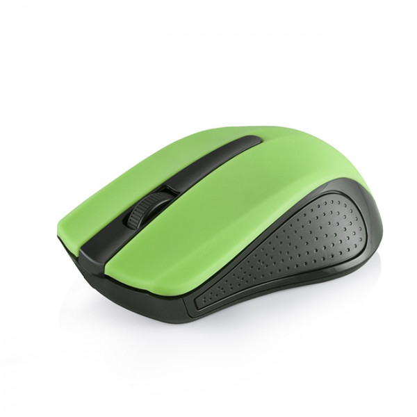 Мишка Modecom MC-WM9, бездротова, 2кн., 1200dpi, нано ресівер чорна-зелена