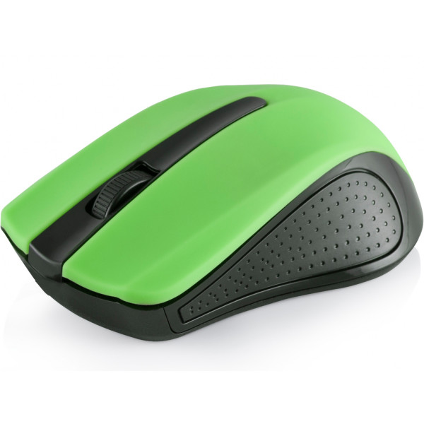 Мишка Modecom MC-WM9, бездротова, 2кн., 1200dpi, нано ресівер чорна-зелена