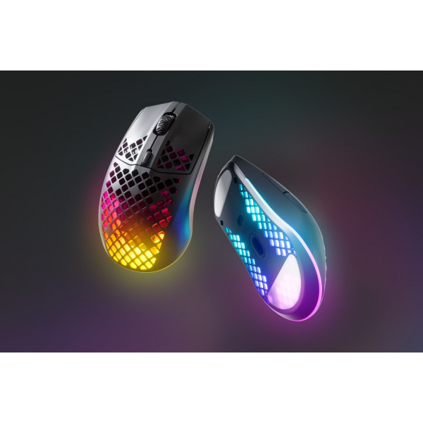 Мишка SteelSeries Aerox 3 Wireless Onyx, RGB, 18000dpi., 6кн., чорна