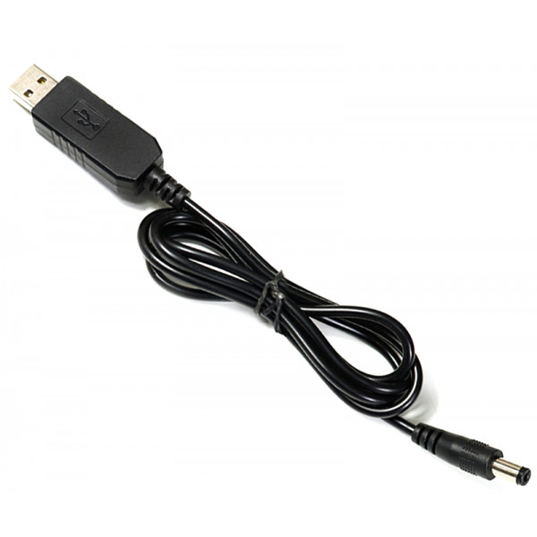 Перехідник живлення для роутера USB -> DC5.5*2.1, з 5в -> 9в, довжина 1,0 м