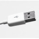 Перехідник USB 2.0 Type-A -> Ethernet RJ45 100Mb чорний 0.1м білий, RTL