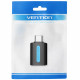Перехідник USB 2.0 Type-C -> USB AF (OTG) PVC Vention чорний